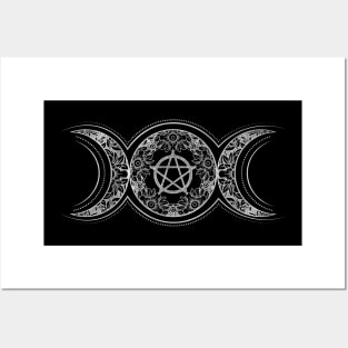 Triple Moon - Triple Goddess Ornament Posters and Art